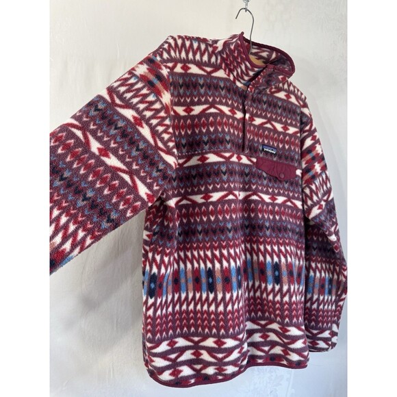 PATAGONIA Synchilla Lightweight Kuta Klash Aztec Snap-T Fleece Pullover Large - Picture 2 of 14